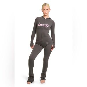 Body by Raven Tracy Body Basics Hoodie 2.0 + Leggings 2.0 Size S - Grey/Lilac